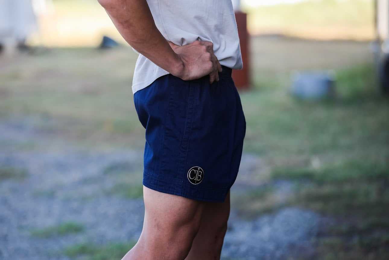 Andy Shorts (Youth) Drill Short (French-Navy | Dual Cab Cruiser Country)