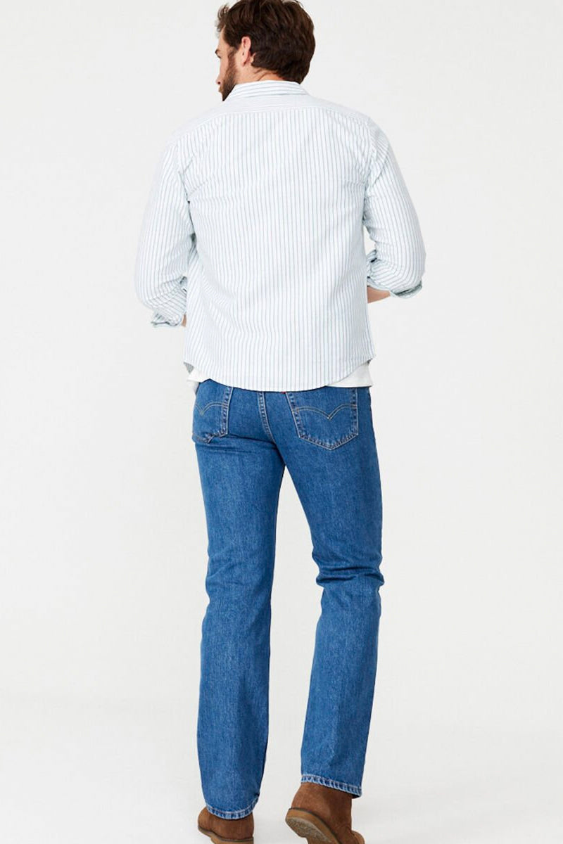 Levis 516 (Mens) 505160012 - Straight Fit Jeans (Stonewash) - 5% Off - Chainsaw Mates Rates