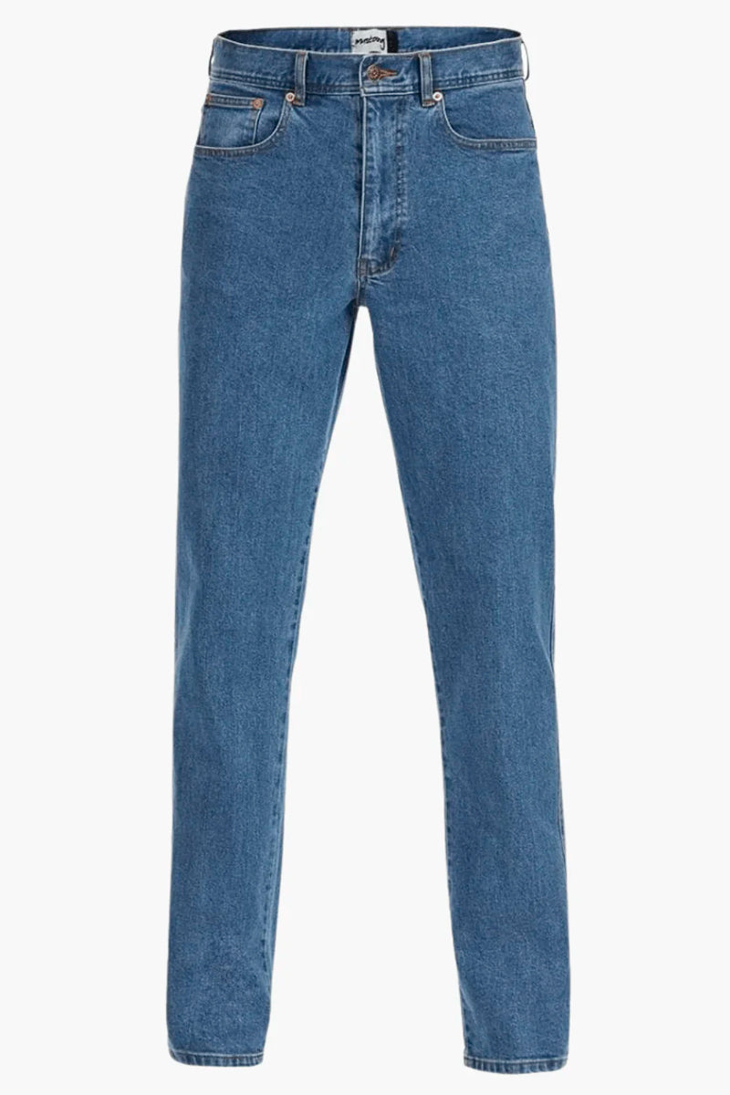 Mustang (Mens) Y43245 - Regular Fit Stretch Jeans (Stonewash) - 5% Off - Chainsaw Mates Rates