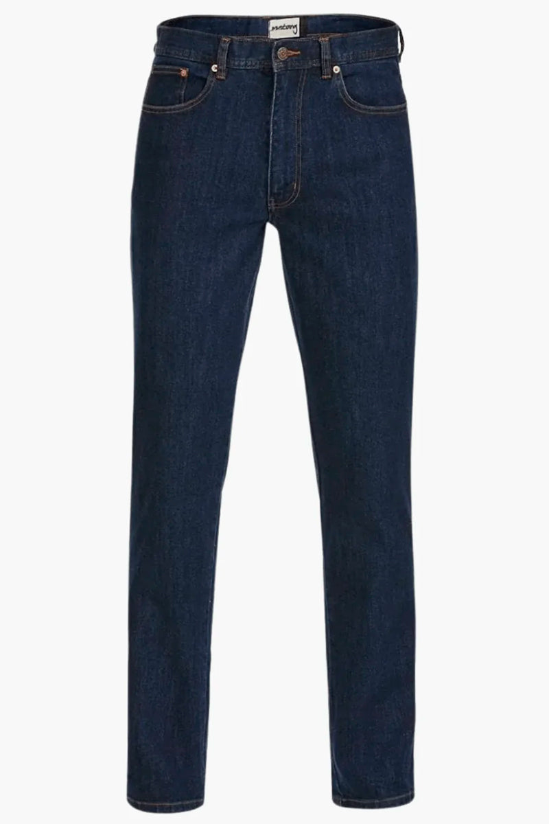 Mustang (Mens) Y43247 - Regular Fit Stretch Jeans (Navy) - 5% Off - Chainsaw Mates Rates
