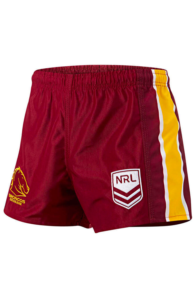 NRL (Mens) Supporter Shorts (Brisbane Broncos)