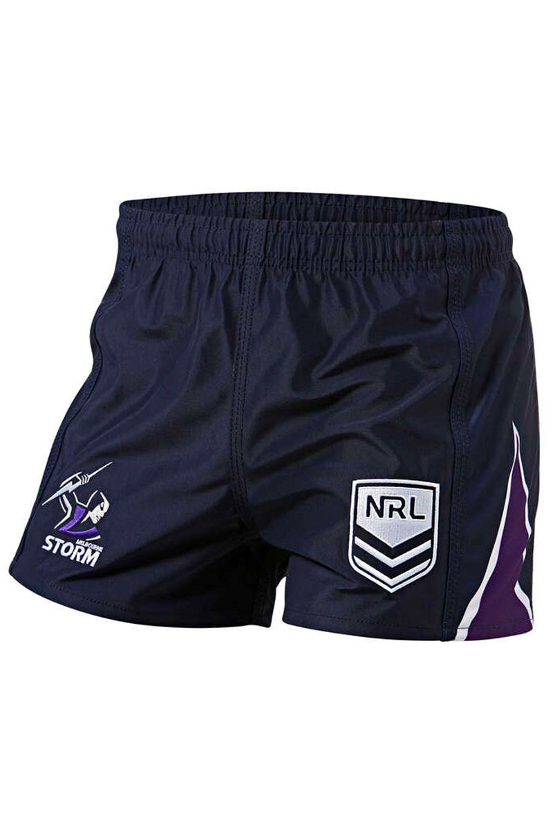 NRL (Mens) Supporter Shorts (Melbourne Storm)