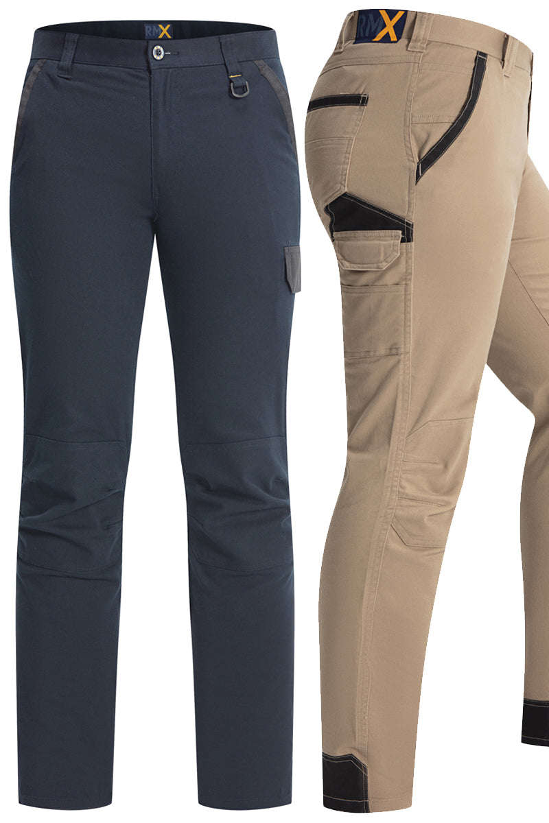 Ritemate Unisex (Womens) RMX011 New Generation Flexible Fit Stretch Utility Trousers (Tan) - 5% Off - Chainsaw Mates Rates