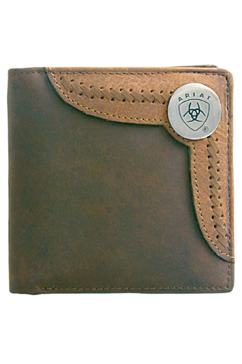 Ariat Bi-Fold Wallet - Two Toned Accent Overlay