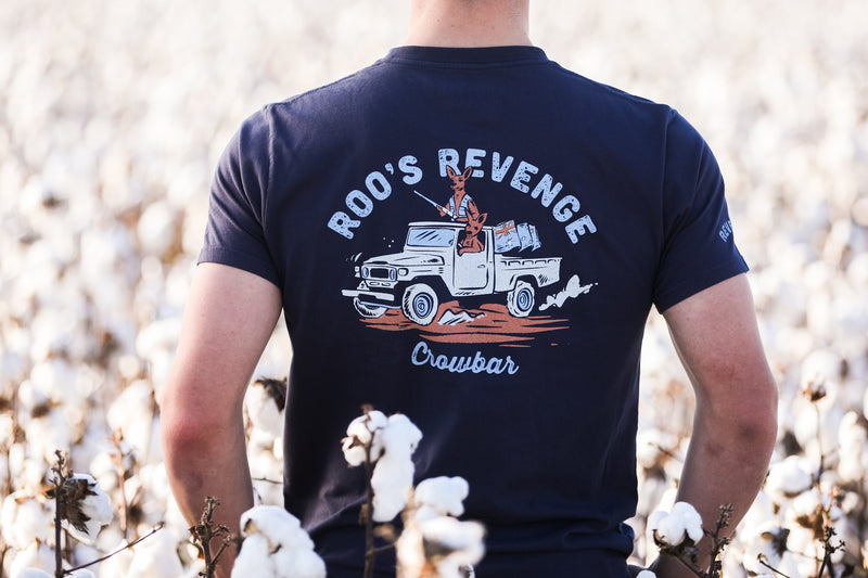 Crowbar - Roos Revenge - Midnight Navy T Shirt