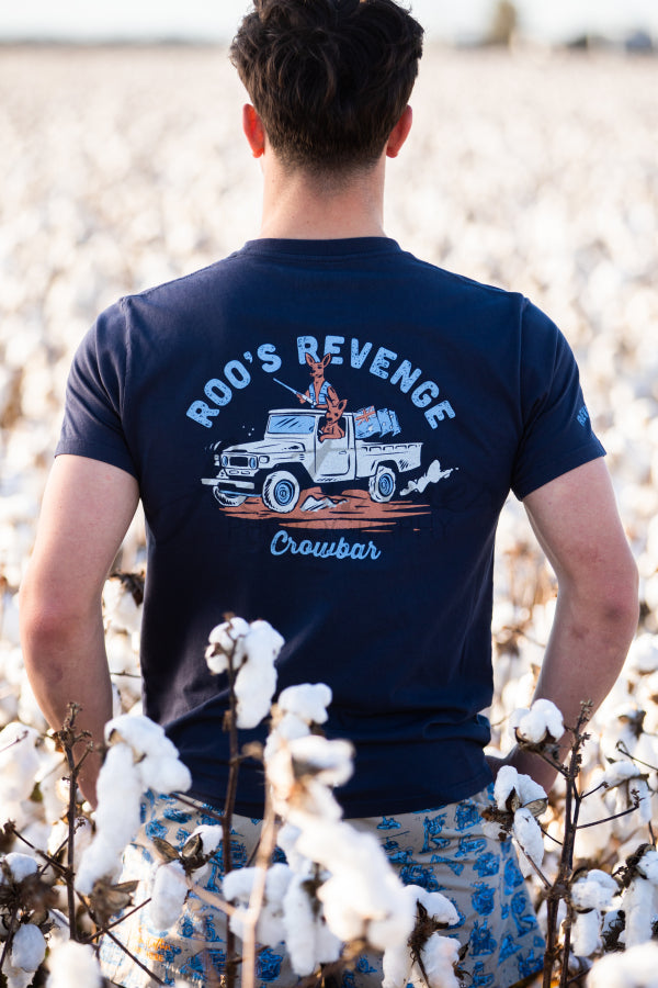 Crowbar - Roos Revenge - Midnight Navy T Shirt