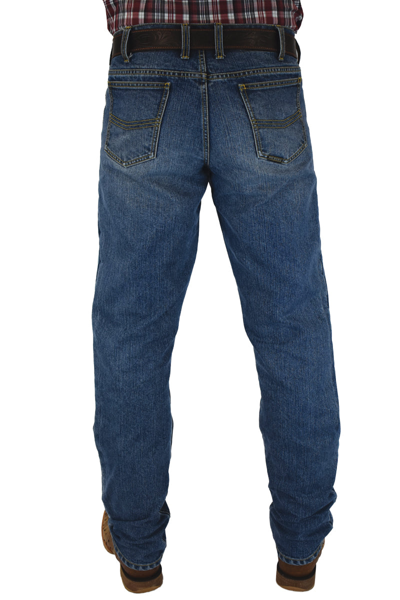 Pilbara Western (Mens) RMPW013 - Angus Relaxed Straight Leg (Indigo)