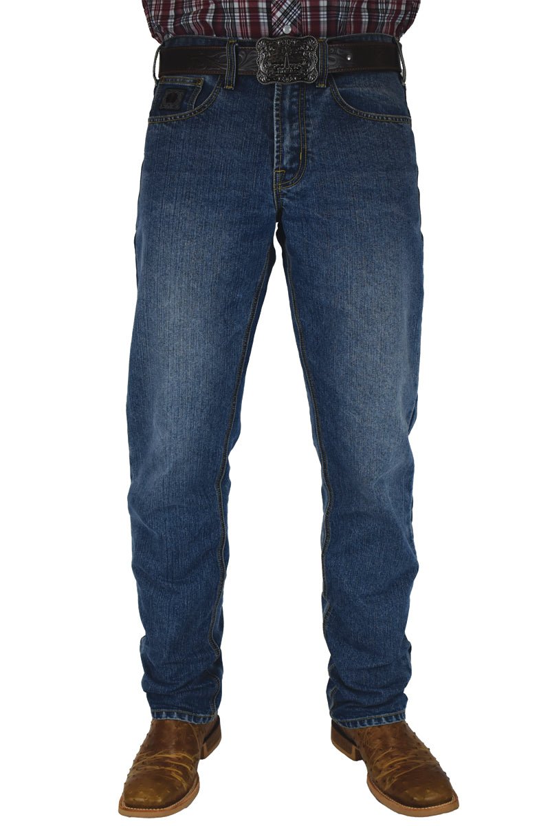 Pilbara Western (Mens) RMPW013 - Angus Relaxed Straight Leg (Indigo)