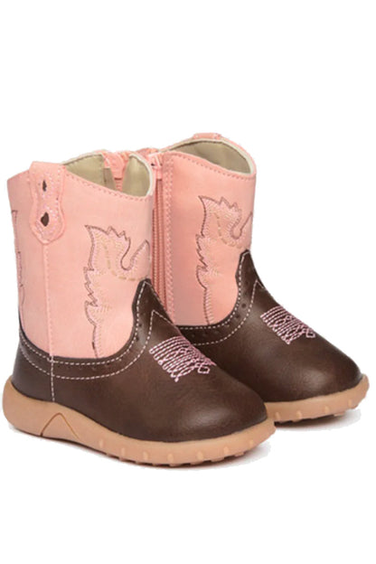 Baxter (Infants) Western Boots (Light Pink)