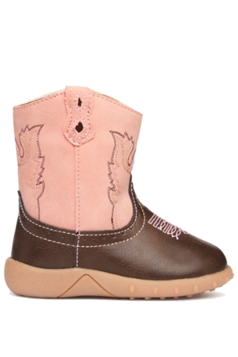 Baxter (Infants) Western Boots (Light Pink)