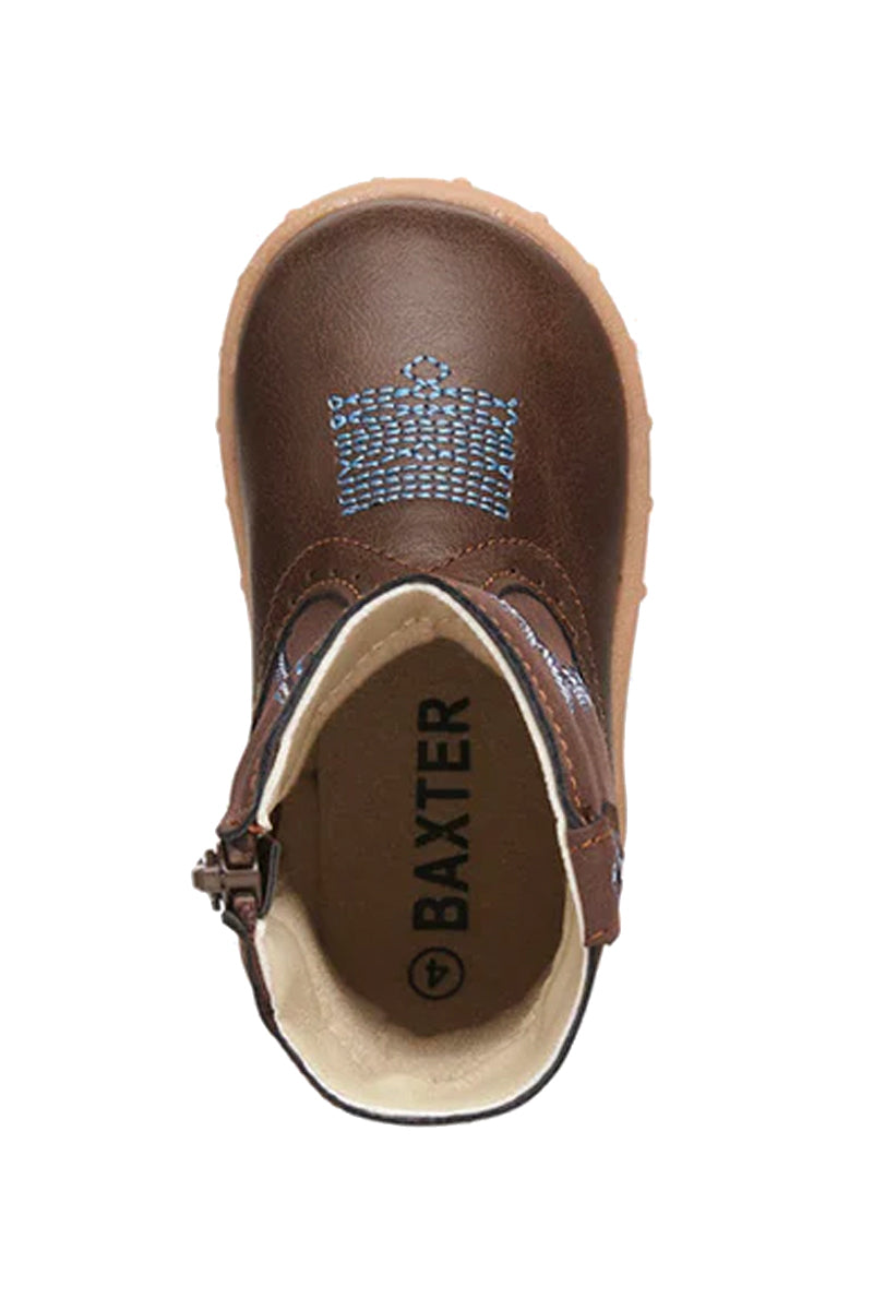 Baxter (Infants) Western Boots (Brown)
