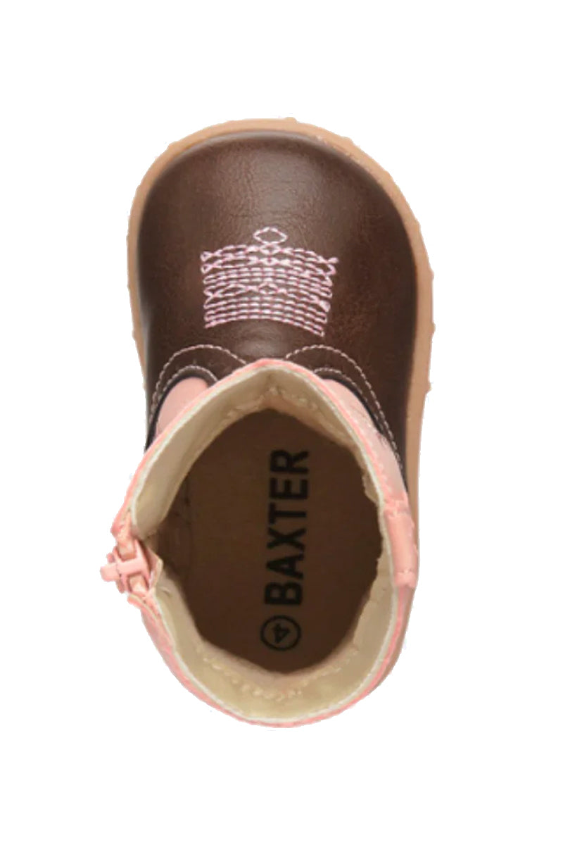 Baxter (Infants) Western Boots (Light Pink)