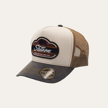 Stetson Bison Trucker Cap - Tan