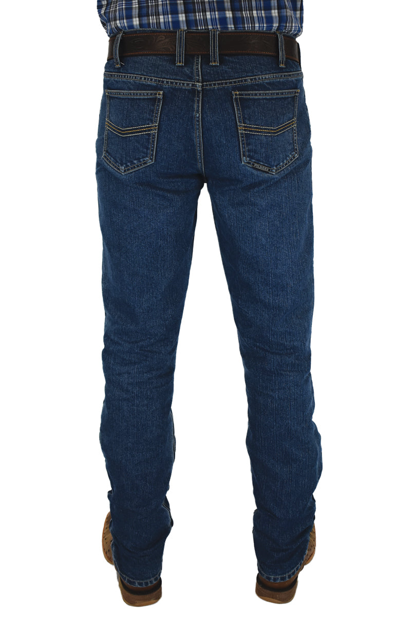 Pilbara Western (Mens) RMPW014 - Brahman Slim Straight Leg (Indigo)