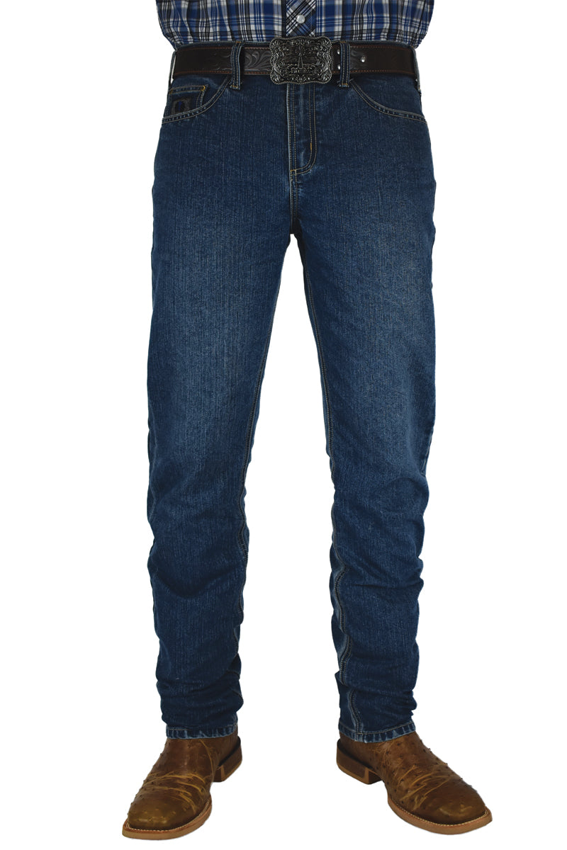 Pilbara Western (Mens) RMPW014 - Brahman Slim Straight Leg (Indigo)