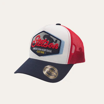 Stetson Bronco Trucker Cap - Red