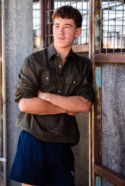 Crowbar Andy "Murray Cod" Shorts - French Navy