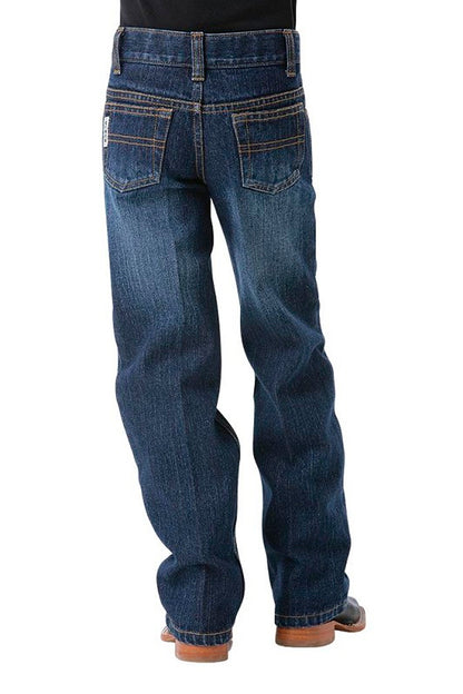 Cinch White Label (Boys) MB12882002 - Relaxed Fit Jeans (Indigo Dark Stonewash)