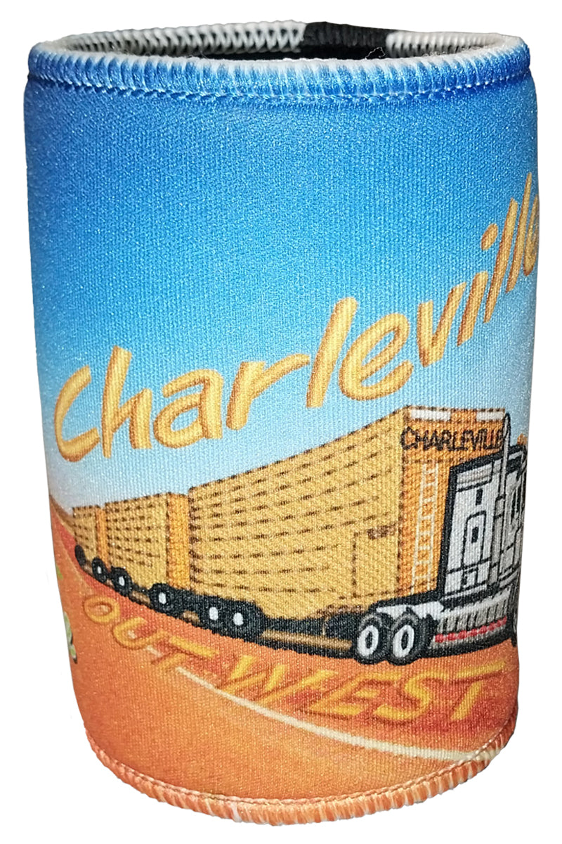 Tourist Stubby Cooler (Highway Photo | Out West Road Train) - Charleville