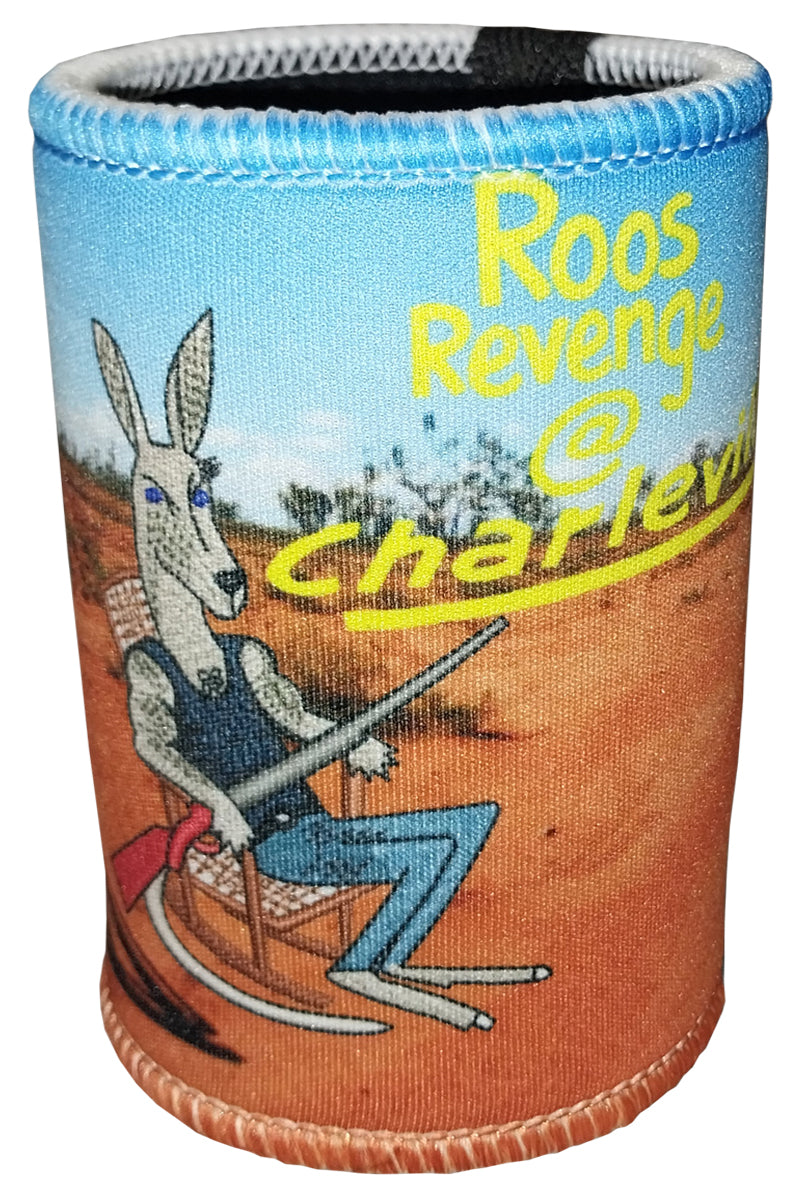 Tourist Stubby Cooler (Outback Photo | Roo Revenge) - Charleville
