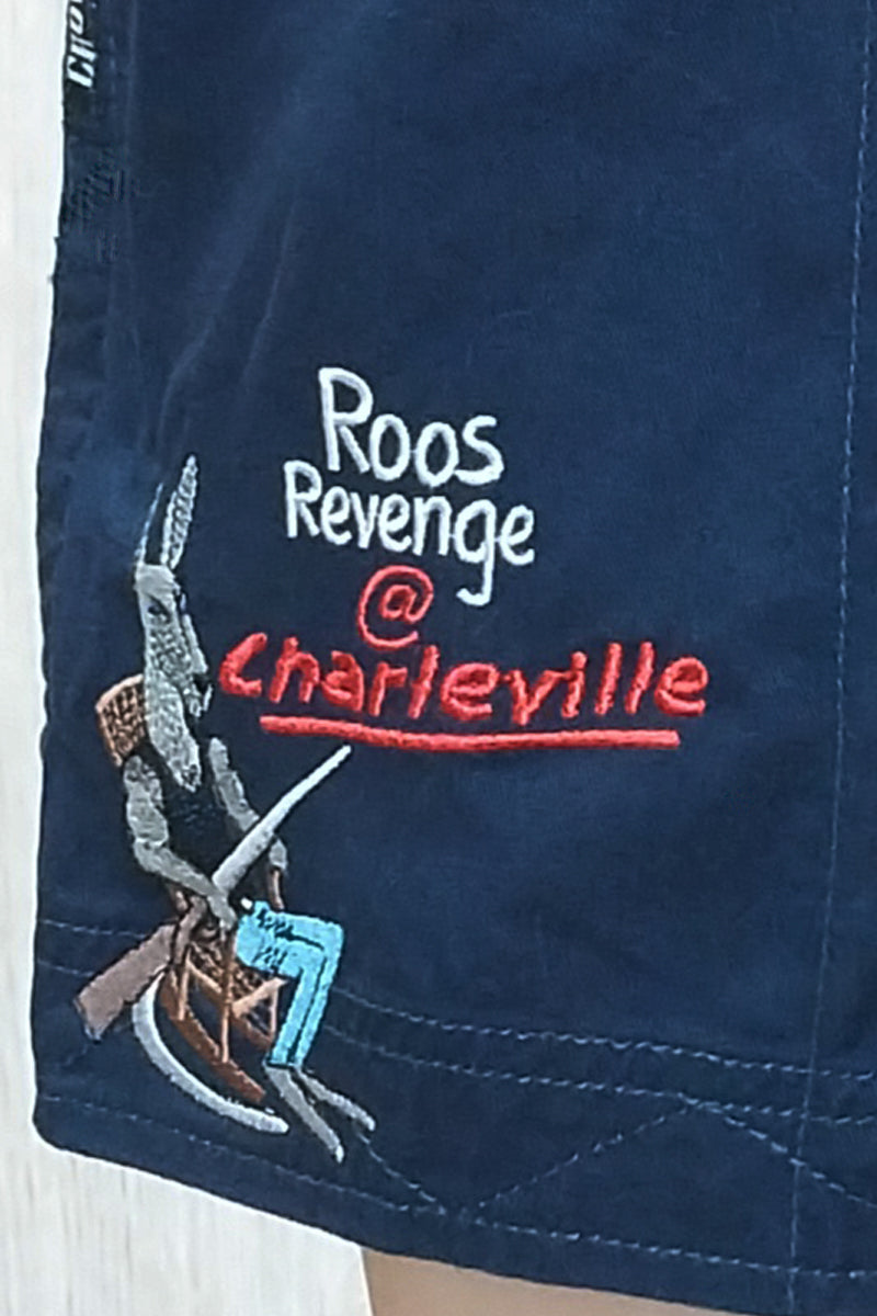 Andy Tourist Shorts Grown Here (Mens) Harlequin Drill Short (French Navy | Royal Blue | Roos Revenge) - Charleville