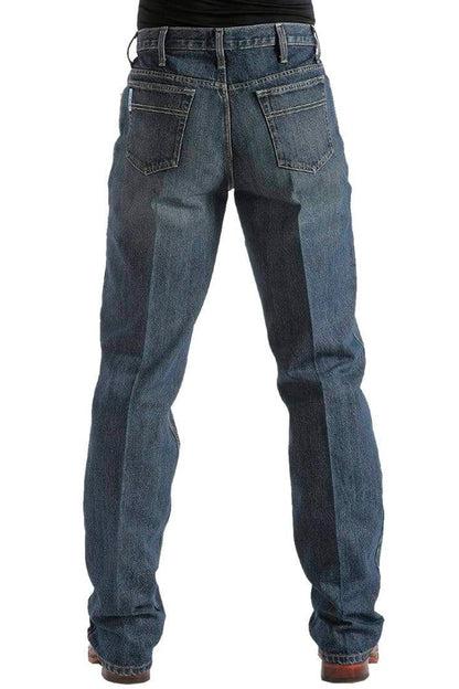 Cinch White Label (Mens) MB92834019 - Relaxed Fit Jeans (Dark Stonewash)