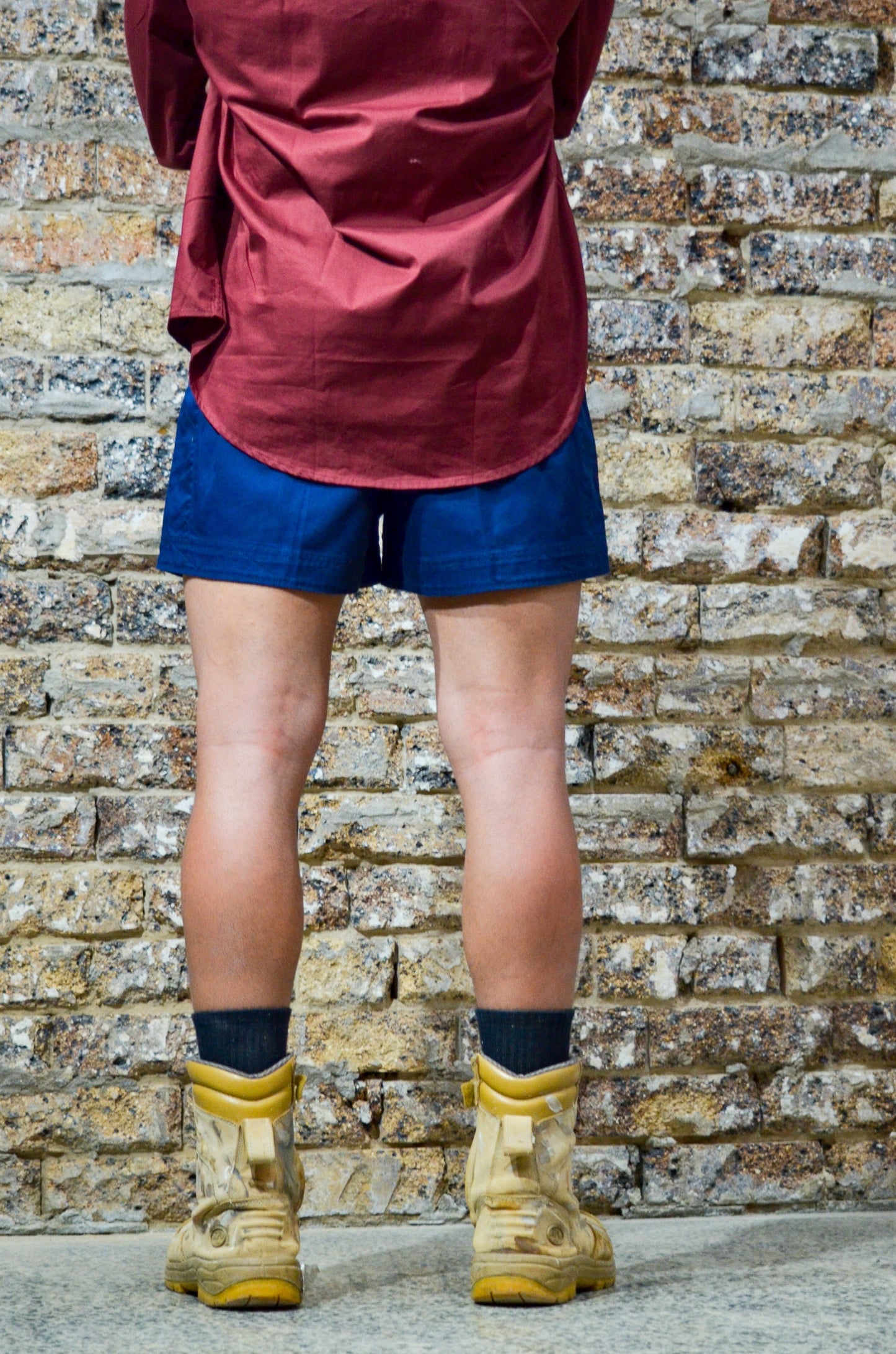 Crowbar Andy "Gone Bush" Shorts - French Navy