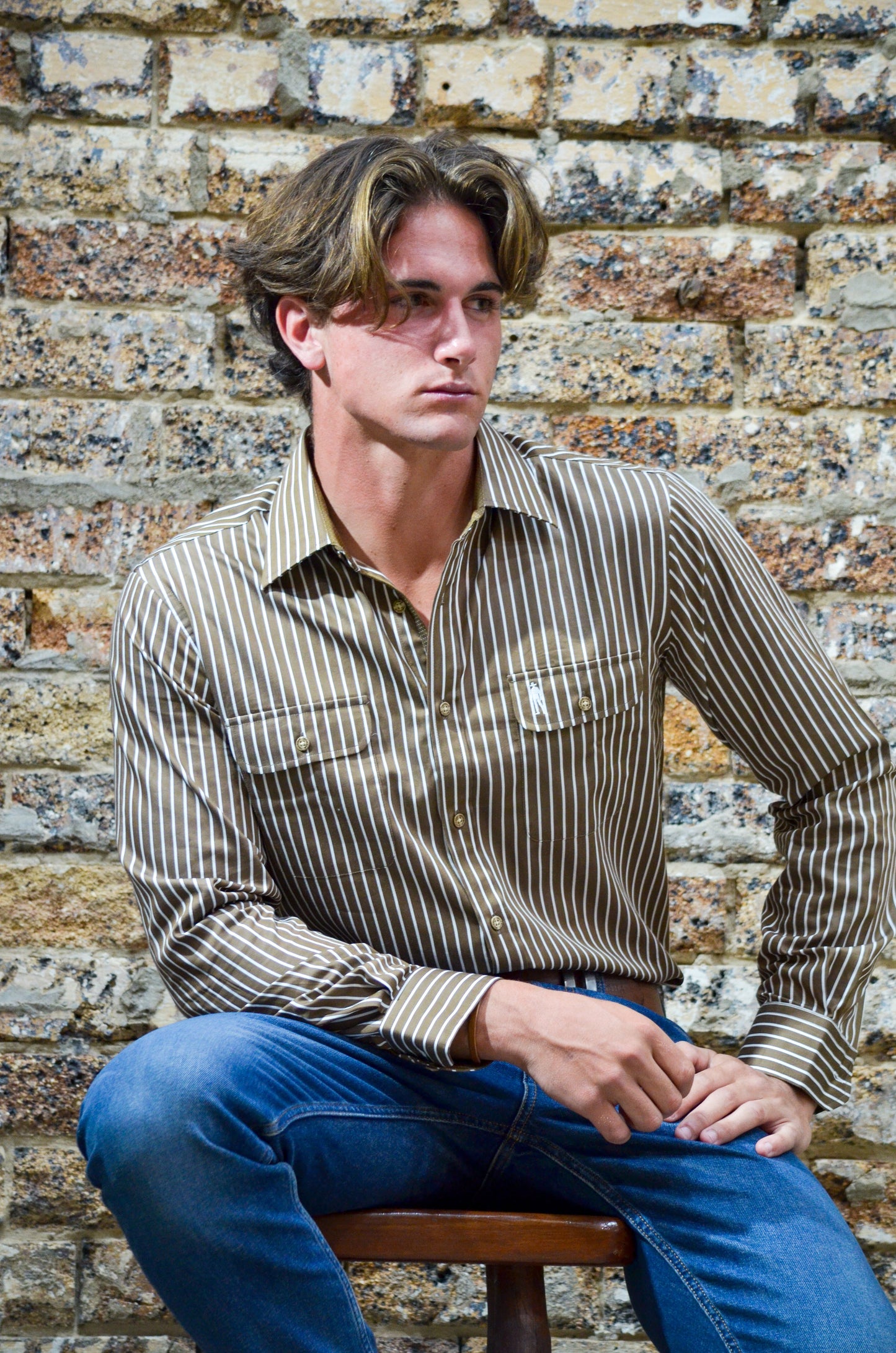 Crowbar Heritage Dress Shirt, Birch