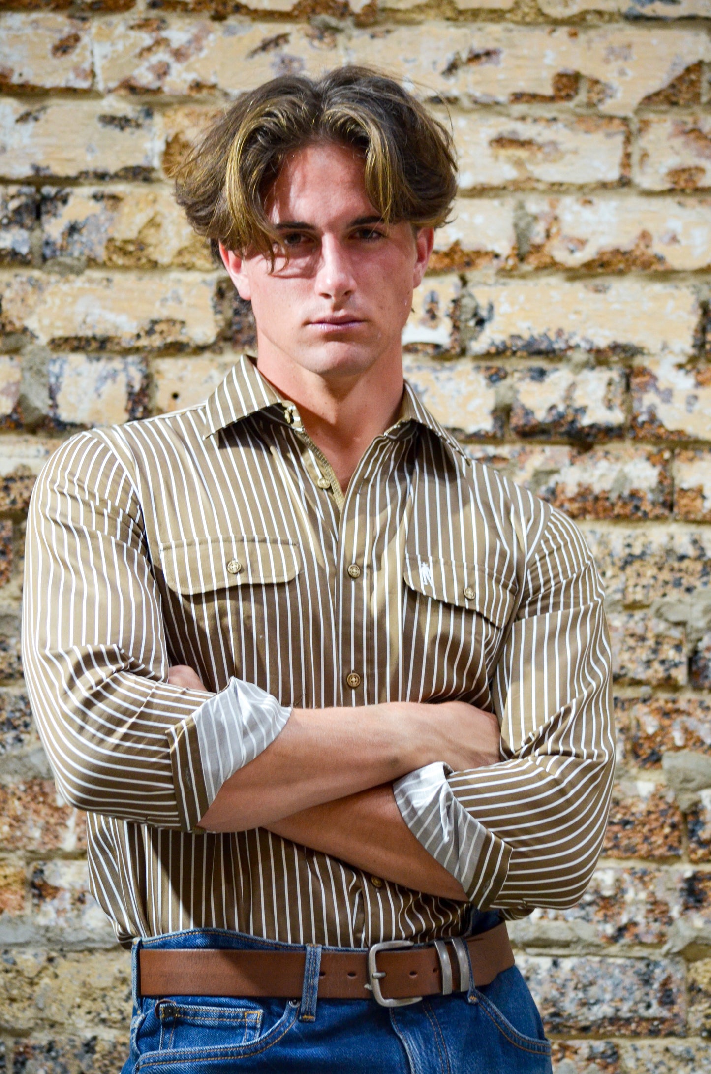 Crowbar Heritage Dress Shirt, Birch