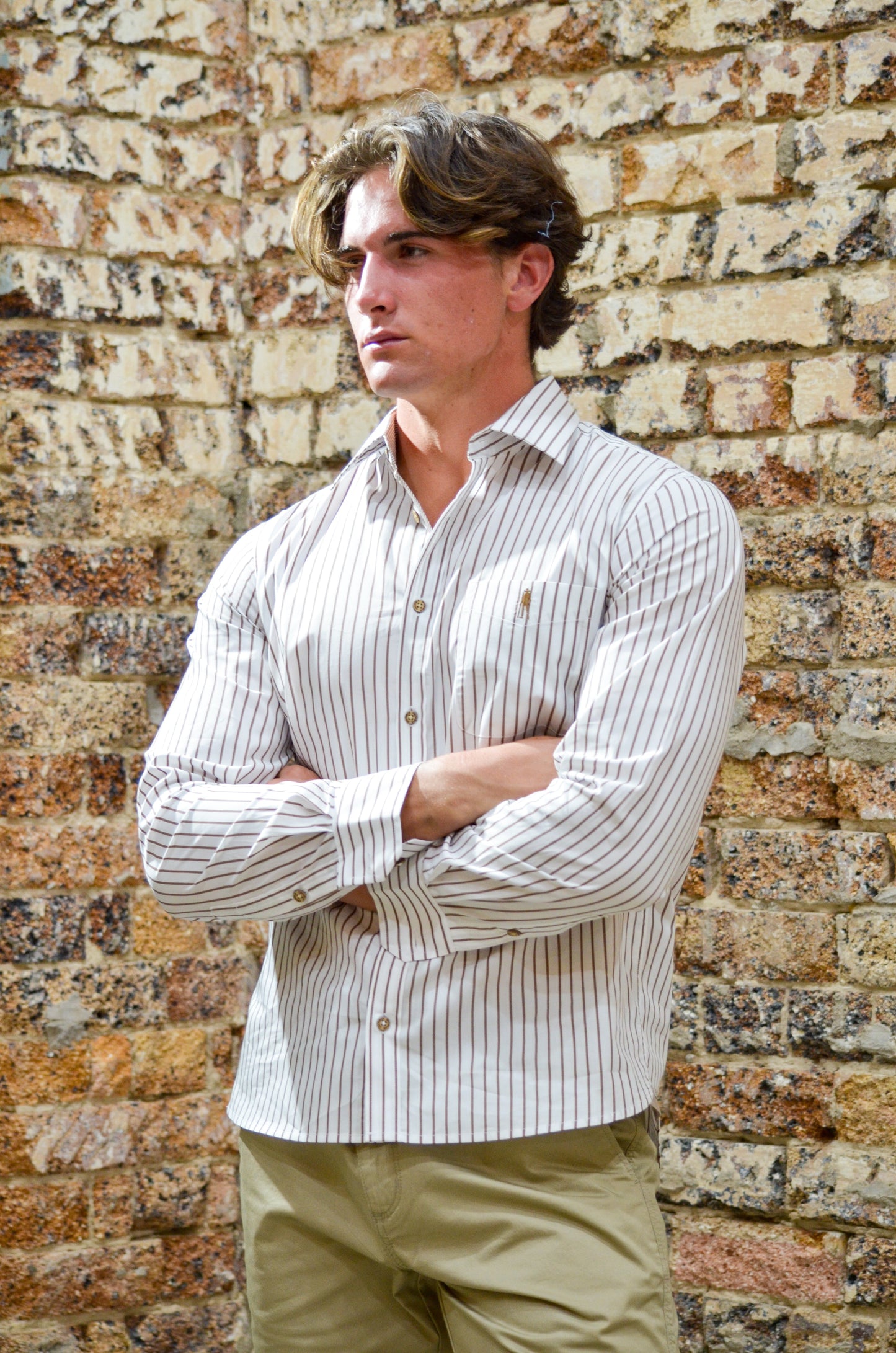 Crowbar Heritage Dress Shirt, Oak