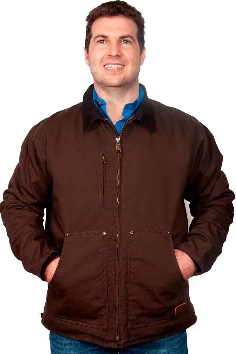 Just Country (Mens) Diamantina Jacket (Chocolate)
