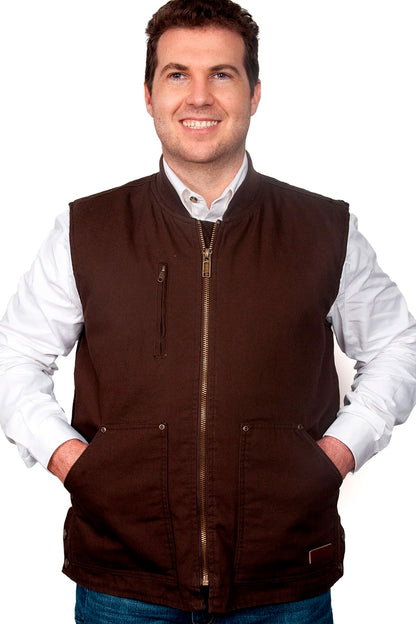 Just Country (Mens) Diamantina Vest (Chocolate)