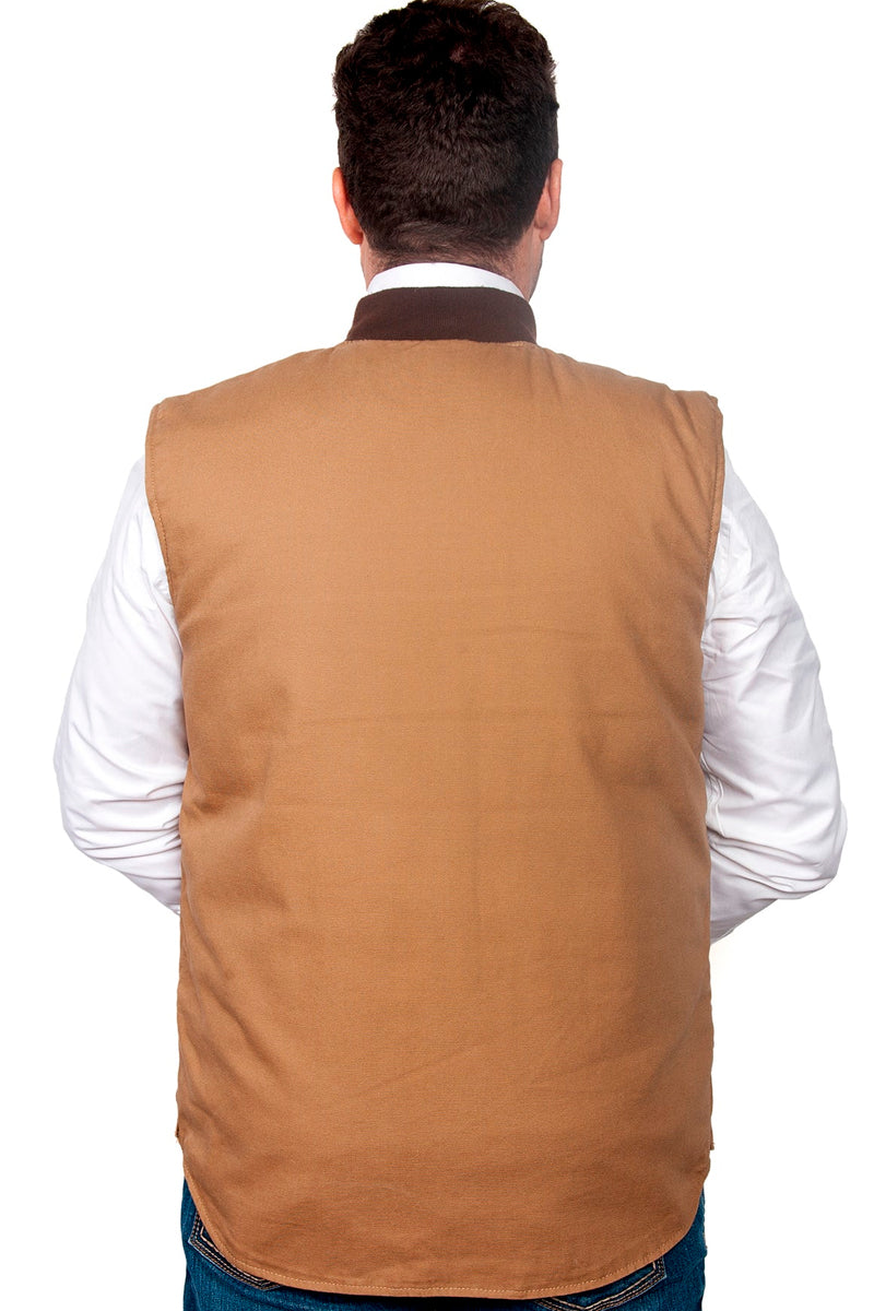 Just Country (Mens) Diamantina Vest (Khaki)