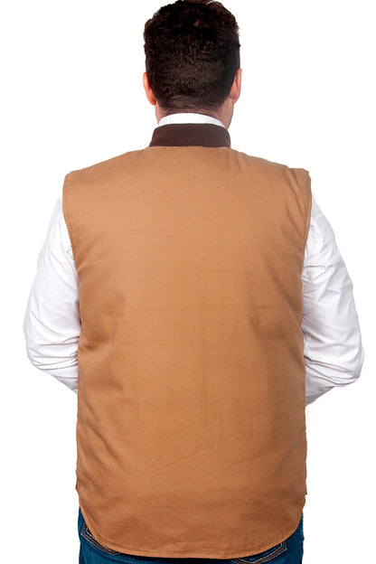 Just Country (Mens) Diamantina Vest (Khaki)
