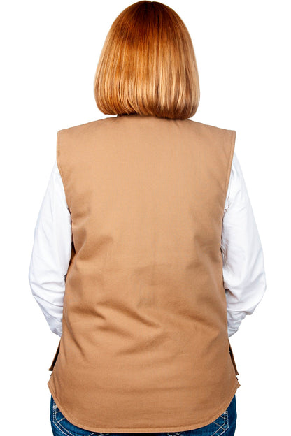 Just Country (Mens) Diamantina Vest (Khaki)