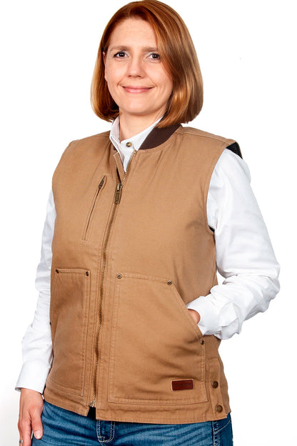 Just Country (Mens) Diamantina Vest (Khaki)