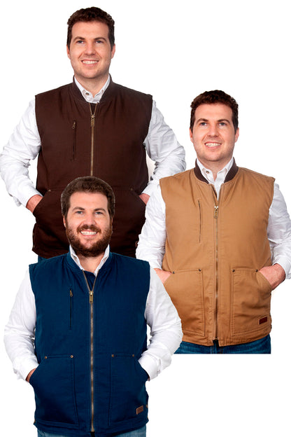 Just Country (Mens) Diamantina Vest (Chocolate)