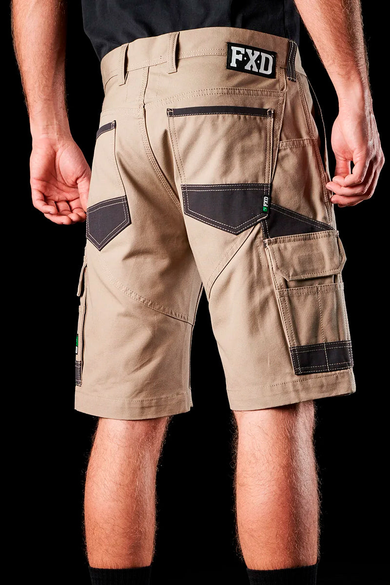 FXD WS1 (Mens) FX01136003 - Cotton Drill Cargo Shorts (Khaki)