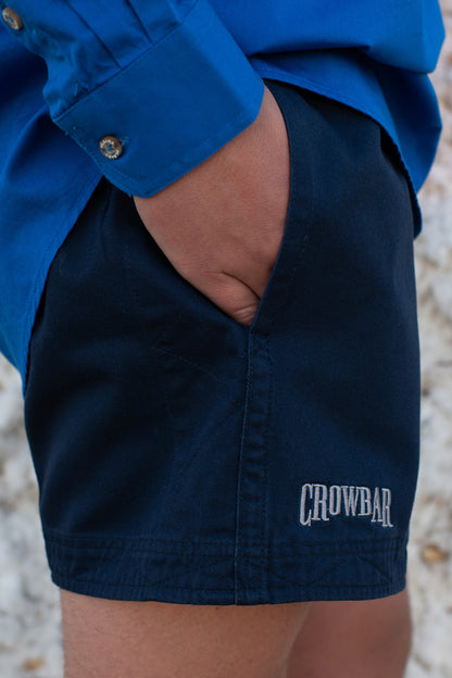 Harmsy (Mens) Drill Short (Navy)