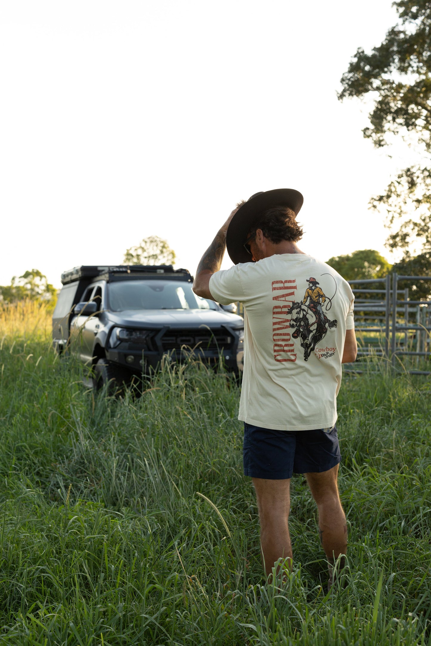 Crowbar Cowboy Up Tee