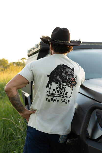 Crowbar Gone Piggin Tee