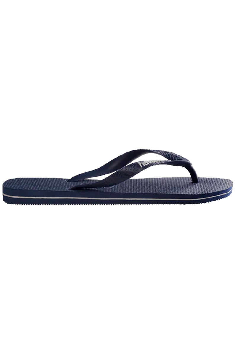 Havaianas (Mens) Rubber Logo Thongs (Navy/Blue | Blue/White)