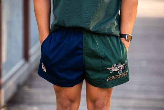 Pauly Cruiser Short (Youth) - French Navy-Heritage Green