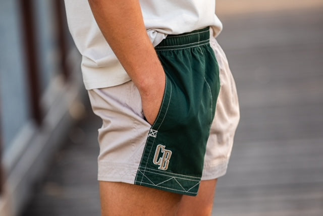 Pauly Burnin Hours Short (Youth) - Heritage Green - Clay