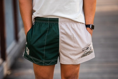 Pauly Burnin Hours Short (Youth) - Heritage Green - Clay