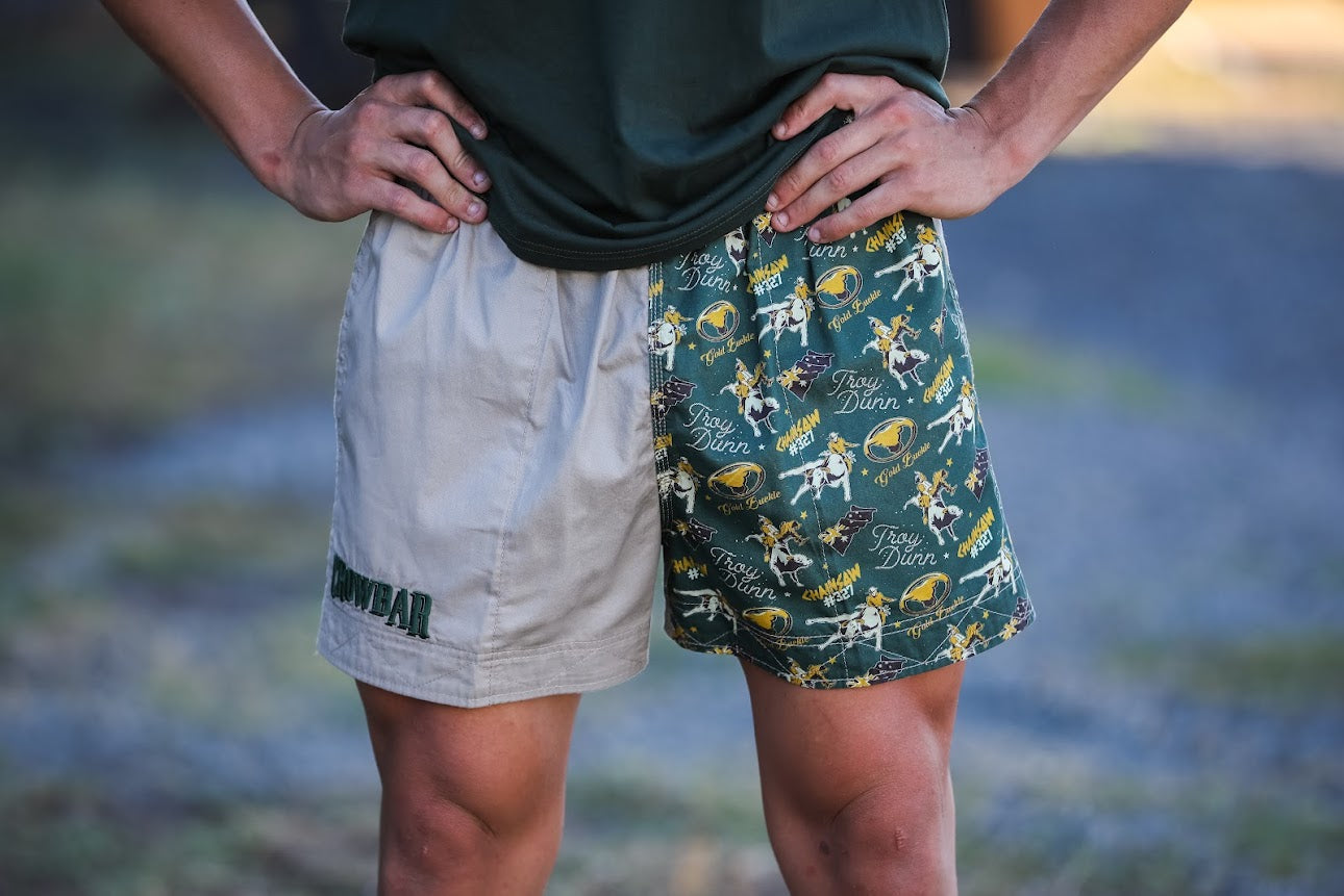 Pauly - Mens Australian Cotton - Harlequin Drill Short Beige | Chainsaw