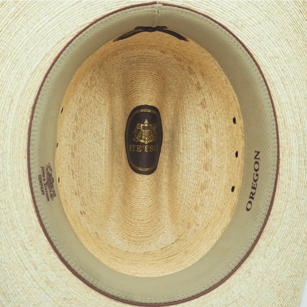 Stetson - Oregon Straw Palm Leaf Western Hat