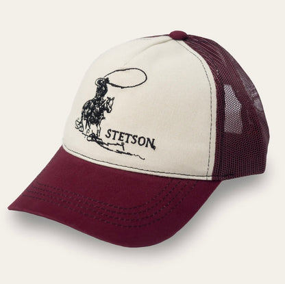 Stetson Lasso Trucker Cap - Red
