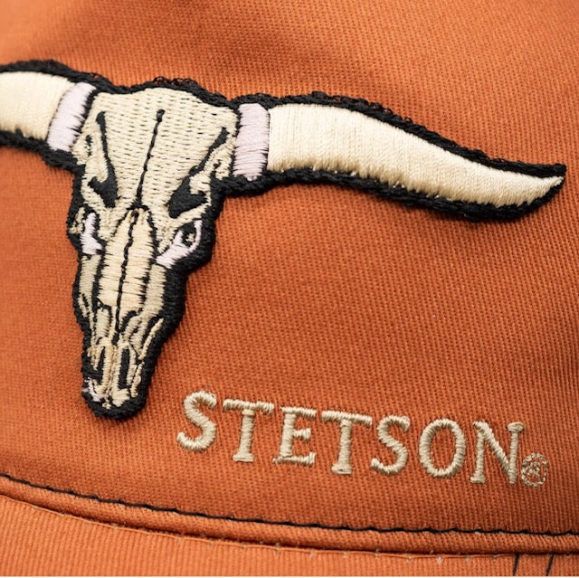 Stetson Buffalo Horns Trucker Cap - Orange