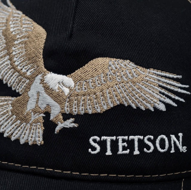 Stetson Eagle Trucker Cap - Black